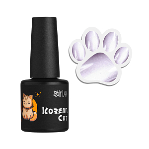 Irisk, Korean Cat - магнитный гель-лак "Кошачий глаз" №07, 10 мл