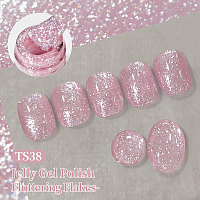Born Pretty, Jelly Nude Gel - гель-лак желе с блестками №05, 10 мл