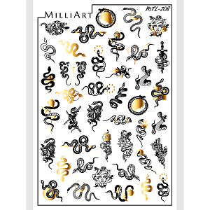 Anna Tkacheva, слайдер-дизайн MilliArt металлик MTL-208