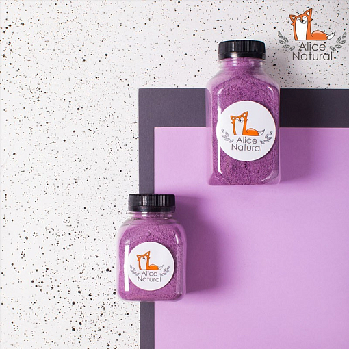 УЦЕНКА, Alice natural, бомба-шиммер большая "Виноградная Шипучка"