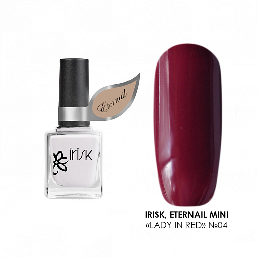 Irisk, Eternail mini Lady in Red - лак на гелевой основе (04 Victoria), 8 мл