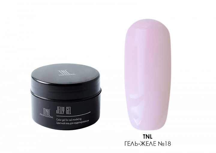 TNL, гель-желе (№18 камуфлирующий карамельно-розовый), 18 мл