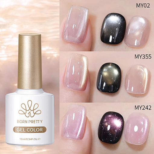 Born Pretty, Water Light Cat Magnetic Gel - магнитный гель-лак "кошачий глаз" MY355, 10 мл
