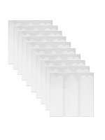 Irisk, набор №1 полоски для маникюра фигурные (R-014), 10 шт