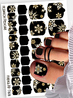Anna Tkacheva, наклейки пленки для педикюра PR-768