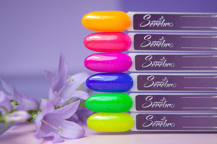 Serebro, гель-лак Neon shine (№06), 11 мл