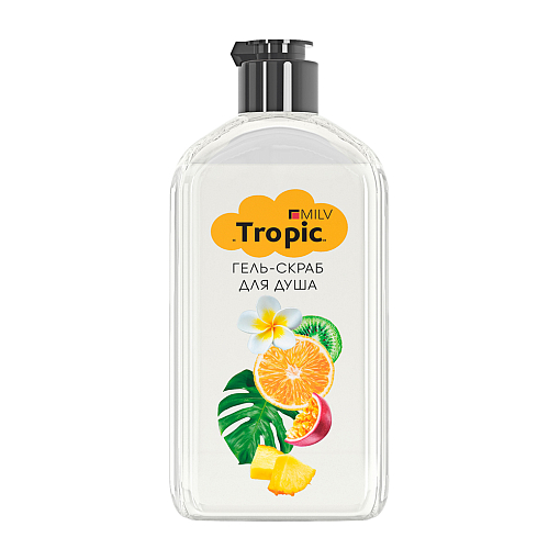Milv, гель-скраб для душа "TROPIC", 340 мл