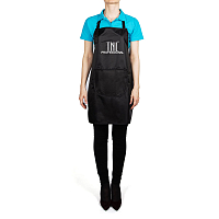Tnl, фартук чёрный с большим карманом