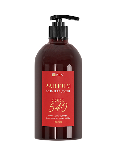 Milv, парфюмированный гель для душа №14, 500 мл