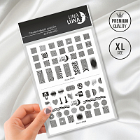 Una Luna, слайдер-дизайн для ногтей illusion (GT024)