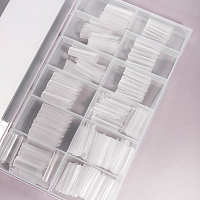 Irisk, гелевые типсы для наращивания УКЗ с центровкой 04 (квадрат), 320 шт