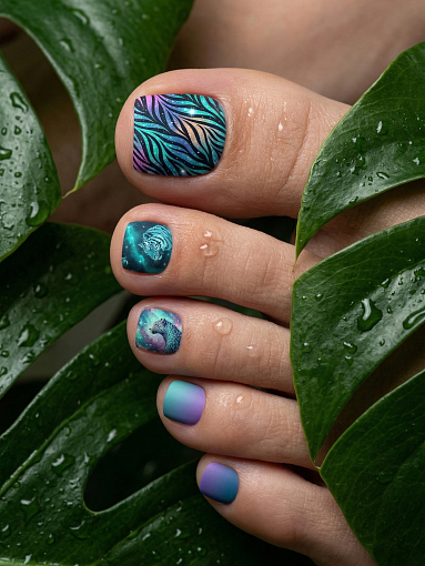 Anna Tkacheva, наклейки пленки для педикюра PR-835