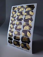 Anna Tkacheva, фольгированные наклейки пленки для дизайна ногтей SG-011