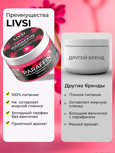 ФармКосметик / Livsi, Cream paraffin - крем парафин с эфирным маслом монарды, 50 мл