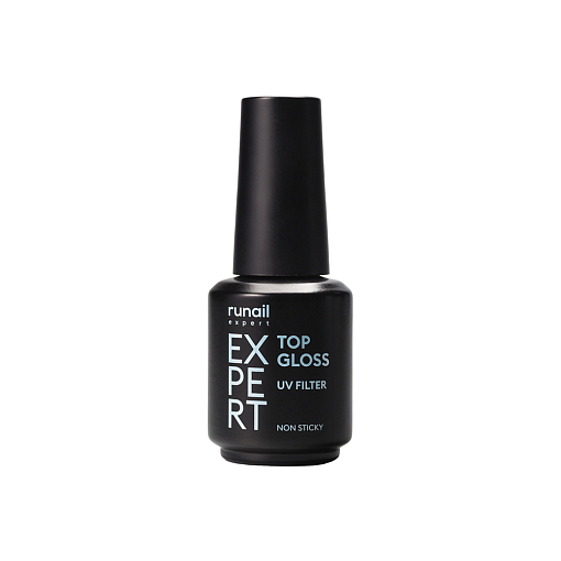 Runail Expert, Top Gloss Non Sticky - топ глянцевый для гель-лака с УФ-фильтром (без л/с) №118, 18 м
