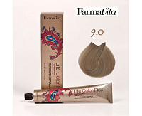 FarmaVita, Life Color Plus - крем-краска для волос (9.0 очень светлый блондин)
