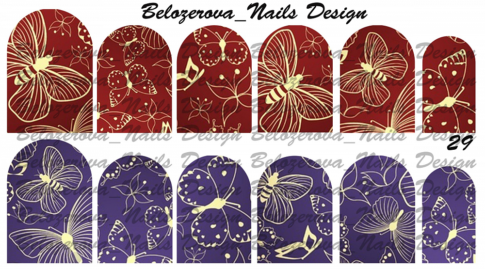 Слайдер-дизайн Belozerova Nails Design на белой пленке (29)