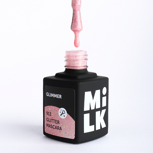 Milk, Glimmer - перламутровый гель-лак с блёстками №913, 9 мл