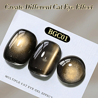 Born Pretty, Black Water Light Cat Magnetic Gel - магнитный гель-лак "кошачий глаз" BGC02, 10 мл