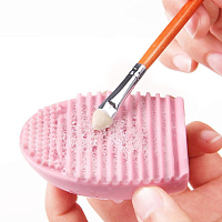 TNL, Щетка для чистки кистей Brushegg (сиреневая)