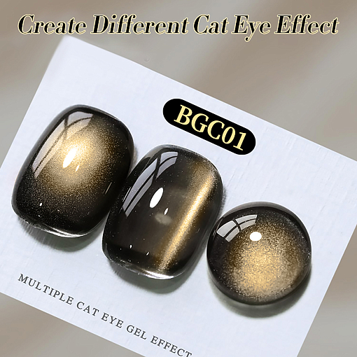 Born Pretty, Black Water Light Cat Magnetic Gel - магнитный гель-лак "кошачий глаз" BGC02, 10 мл