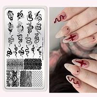Born Pretty, пластина для стемпинга 12*6 см (ANIMAL-N14)
