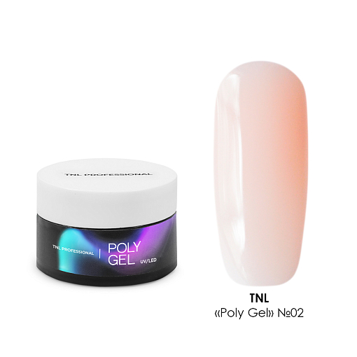 TNL, Poly Gel - жидкий полигель №02 (кремовый), 50 мл