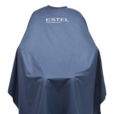 Estel, пеньюар парикмахерский с логотипом (синий)