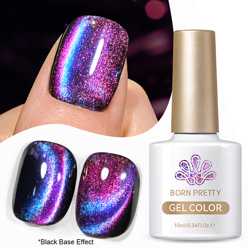 Born Pretty, 9D Polaris Cat Eye Gel - магнитный гель-лак "кошачий глаз" MY28, 10 мл