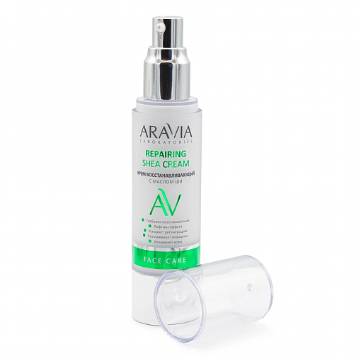 Aravia Laboratories, Repairing Shea Cream - крем восстанавливающий с маслом ши, 50 мл