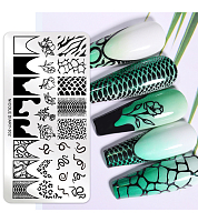 Пластина для стемпинга 12*6 см (ND-302)