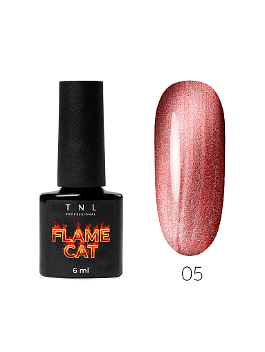 TNL, Flame Cat - гель-лак "корейская кошка" №05 (огненный импульс), 6 мл TNL, Flame Cat - гель-лак "корейская кошка" №05 (огненный импульс), 6 мл
