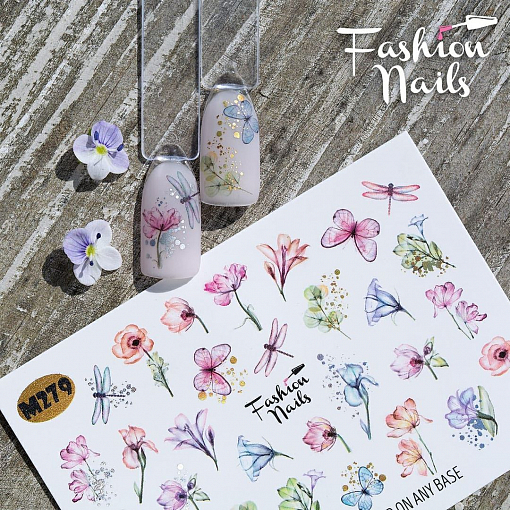 Fashion Nails, слайдер-дизайн "Metallic" №279