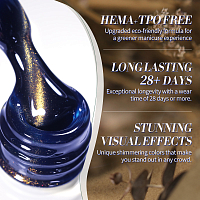 Born Pretty, Golden Shimmer Cat Magnetic Gel - магнитный гель-лак "кошачий глаз" MY231, 10 мл