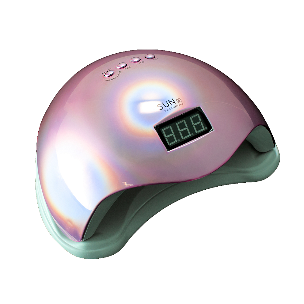 Sun, UV-LED лампа (sun 5, голографик розовый), 48W Sun, UV-LED лампа (sun 5, голографик розовый), 48W