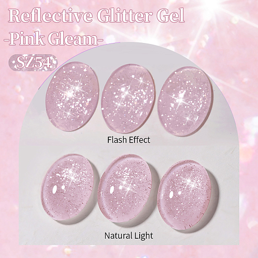 Born Pretty, Reflective Glitter Gel Polish - гель-лак светоотражающий SZ54, 10 мл