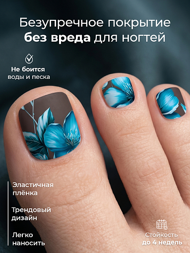 Anna Tkacheva, мини наклейки пленки для педикюра LIT-088