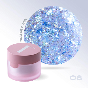 I am, гель-лак с эффектом Marry me №08, 5 мл