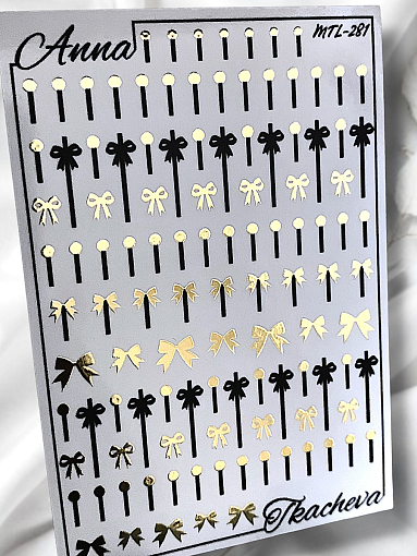 Anna Tkacheva, слайдер-дизайн MilliArt металлик MTL-281