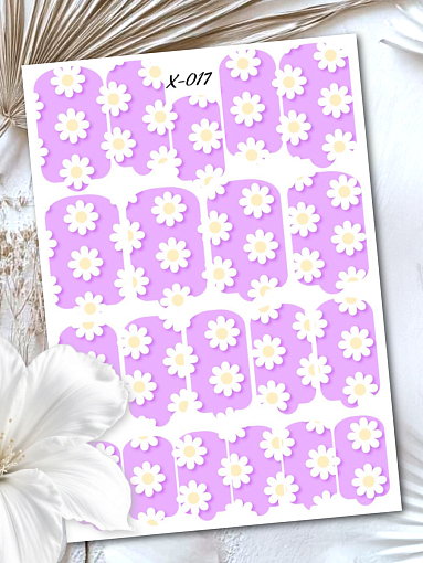 Anna Tkacheva, мини наклейки пленки для маникюра X-017