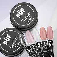 Puf, Builder - гель №03 (milk), 15 мл