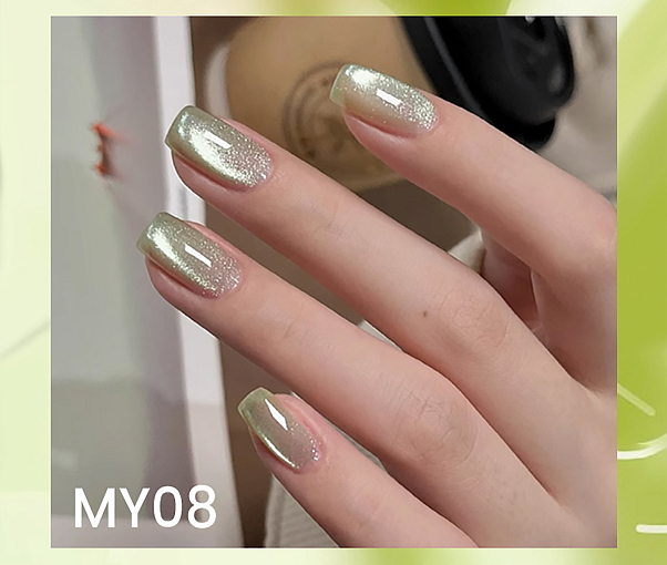 Born Pretty, Colored Cat Magnetic Gel-Light Flow - магнитный гель-лак "кошачий глаз" MY08, 10 мл
