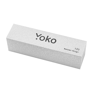 Yoko, баф для натуральных ногтей Y SBF 026 (белый)