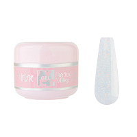 Irisk, ABC Limited collection - гель светоотражающий №24 (Reflective Milky White), 15 мл