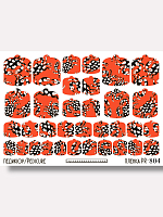 Anna Tkacheva, наклейки пленки для педикюра PR-804