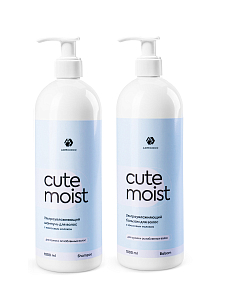 Adricoco, Cute Moist - набор №137 шампунь и бальзам для волос (1000 мл + 1000 мл)