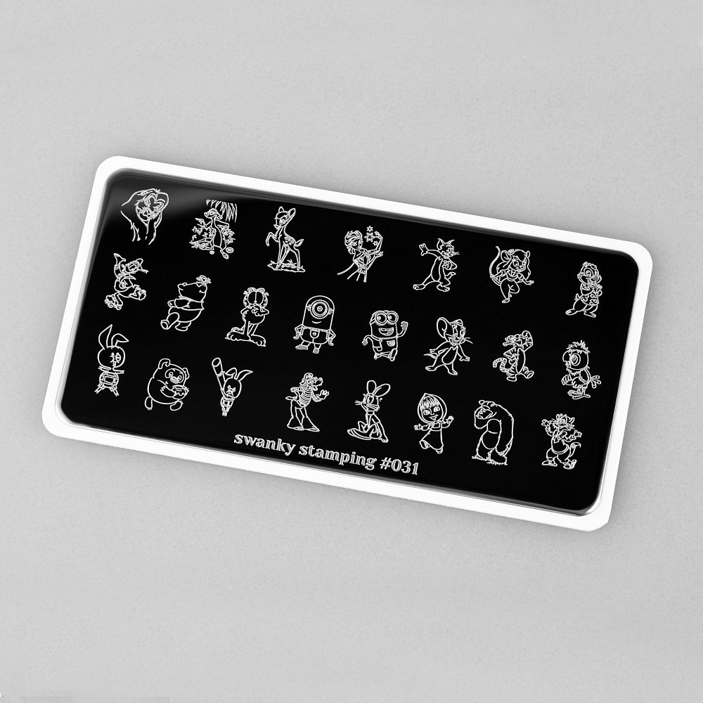 Swanky Stamping, пластина для стемпинга №31 Swanky Stamping, пластина для стемпинга №31