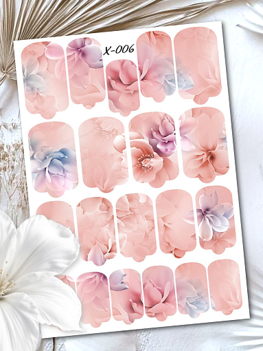 Anna Tkacheva, мини наклейки пленки для маникюра X-006