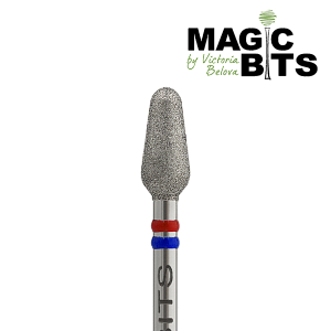 Magic Bits, алмазная фреза бутон (4.0 мм, средне-мягкая)