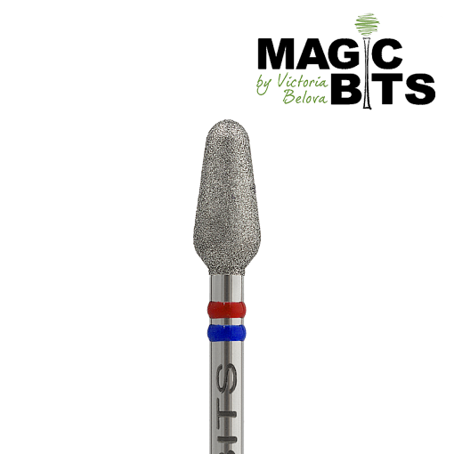Magic Bits, алмазная фреза бутон (4.0 мм, средне-мягкая)